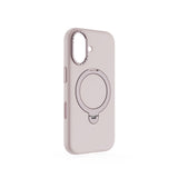 Apple iPhone 17 Kılıf M-safe Şarj Özellikli Metal Standlı Sıvı Silikon Lenyes CK223 Kapak