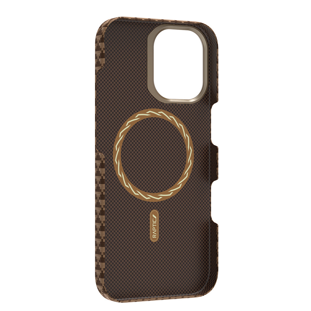 Apple iPhone 17 Kılıf M-safe Şarj Özellikli Raptic Aramid Skin Origin Serisi Kapak