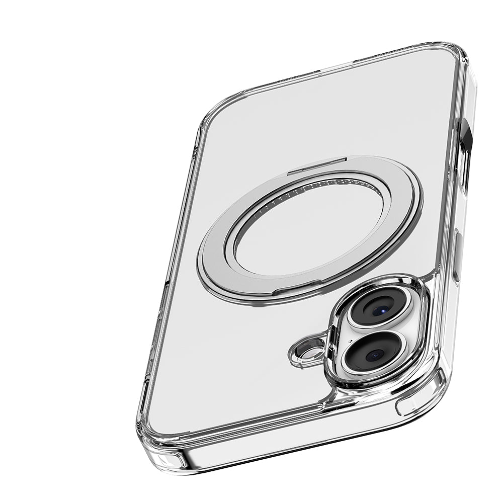 Apple iPhone 17 Kılıf M-safe Şarj Özellikli Standlı Airbag Tasarımlı Mutural Fresh Serisi Kapak