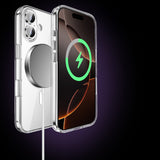 Apple iPhone 17 Kılıf M-safe Şarj Özellikli Transparan Sert PC Wlons Pita Kapak
