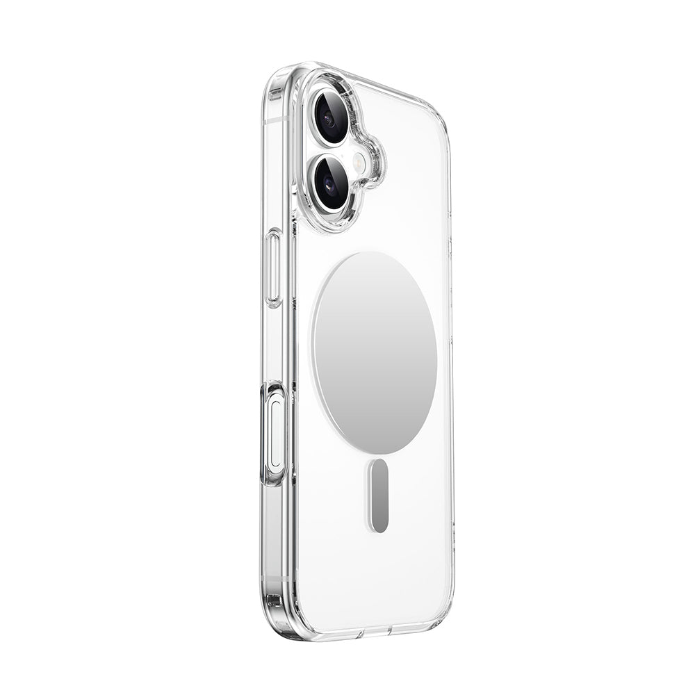 Apple iPhone 17 Kılıf M-safe Şarj Özellikli Wiwu MCC-701 Aynalı Pro Serisi Sert PC Kapak
