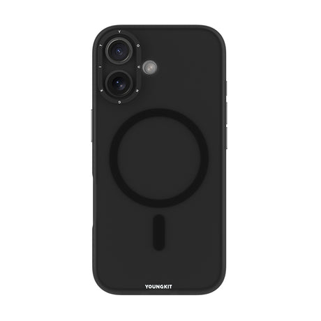 Apple iPhone 17 Kılıf M-safe Şarj Özellikli Youngkit Hidden Sand Serisi Kapak