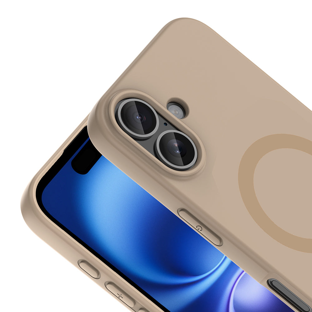 Apple iPhone 17 Kılıf M-Safe Şarj Özellikli Zore Aris Silikon Kapak