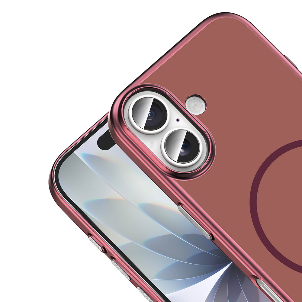 Apple iPhone 17 Kılıf M-Safe Şarj Özellikli Zore Lora PC Kapak