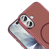 Apple iPhone 17 Kılıf M-Safe Şarj Özellikli Zore Lora PC Kapak