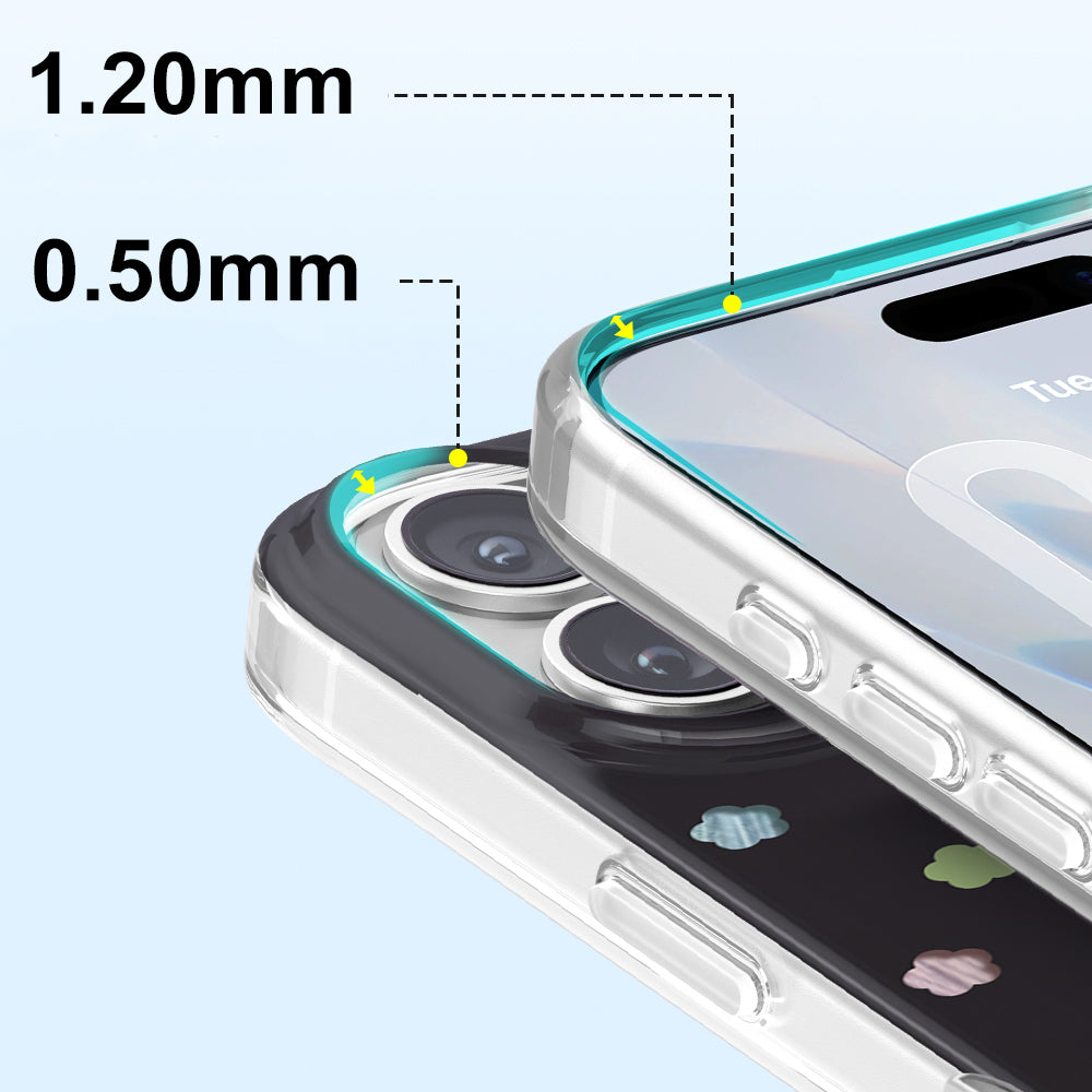 Apple iPhone 17 Kılıf M-Safe Şarj Özellikli Zore Paris Axen Sert PC Kapak