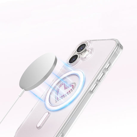Apple iPhone 17 Kılıf M-Safe Şarj Özellikli Zore Paris Mova Sert PC Kapak