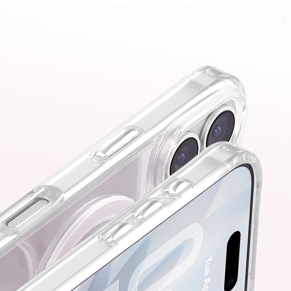 Apple iPhone 17 Kılıf M-Safe Şarj Özellikli Zore Paris Mova Sert PC Kapak