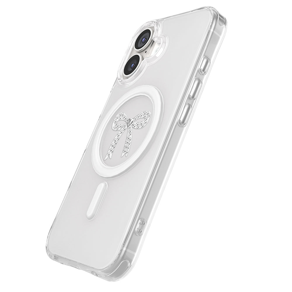 Apple iPhone 17 Kılıf M-Safe Şarj Özellikli Zore Paris Mova Sert PC Kapak