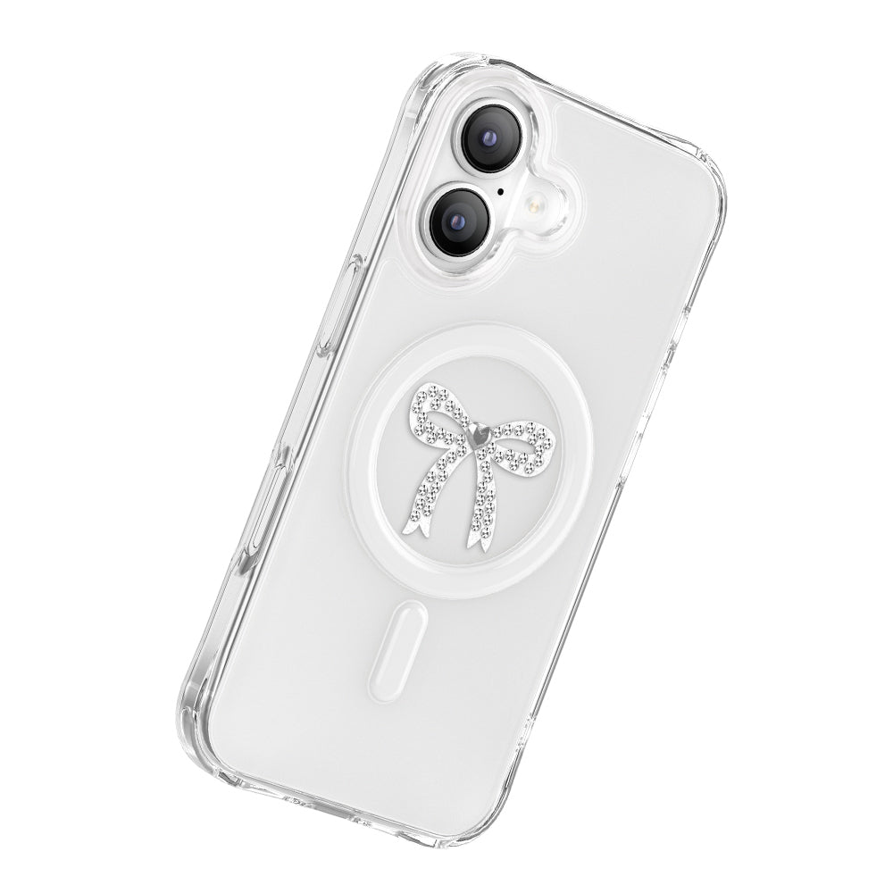 Apple iPhone 17 Kılıf M-Safe Şarj Özellikli Zore Paris Mova Sert PC Kapak