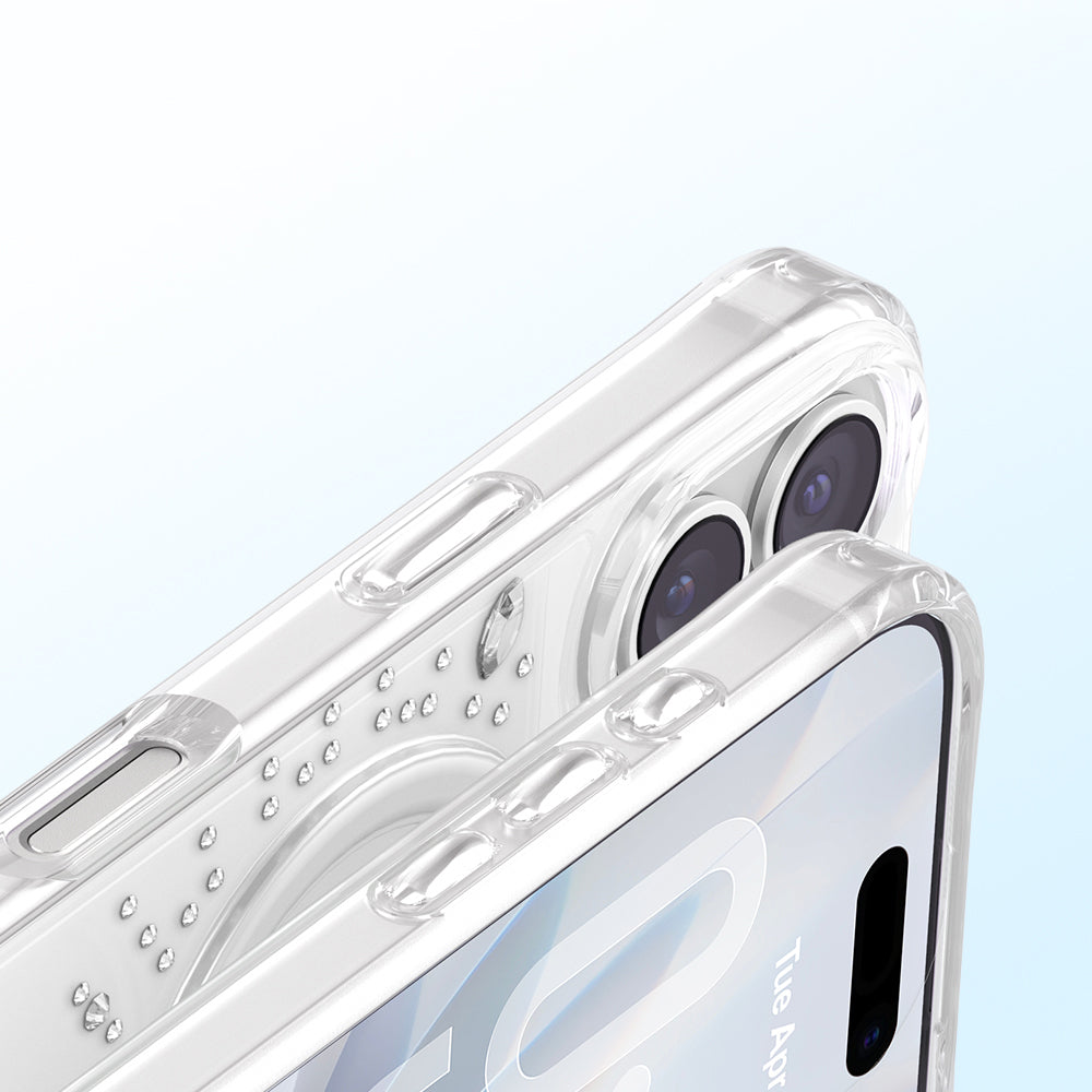 Apple iPhone 17 Kılıf M-Safe Şarj Özellikli Zore Paris Mova Sert PC Kapak