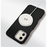 Apple iPhone 17 Kılıf M-Safe Şarj Özellikli Zore Paris Vax Sert PC Kapak