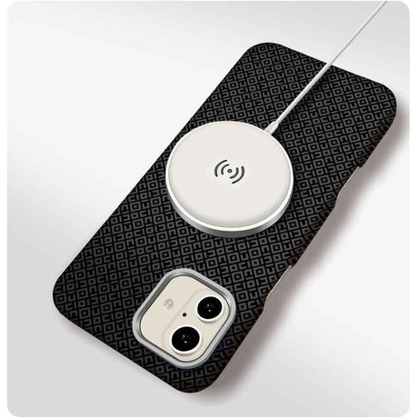 Apple iPhone 17 Kılıf M-Safe Şarj Özellikli Zore Paris Vax Sert PC Kapak