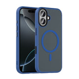 Apple iPhone 17 Kılıf Mat Arka Yüzey Wireless Şarj Özellikli Zore Flet M-safe Kapak