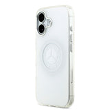 Apple iPhone 17 Kılıf Mercedes Benz Orjinal Lisanslı M-safe Şarj Özellikli Buzlu PC Nostaljik Yıldız Dizayn Kapak