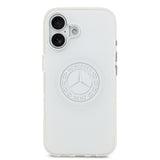 Apple iPhone 17 Kılıf Mercedes Benz Orjinal Lisanslı M-safe Şarj Özellikli Buzlu PC Nostaljik Yıldız Dizayn Kapak