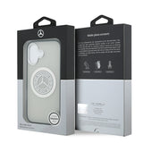 Apple iPhone 17 Kılıf Mercedes Benz Orjinal Lisanslı M-safe Şarj Özellikli Çift Katmanlı PC Nostaljik Yıldız Dizayn Kapak