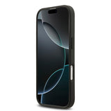 Apple iPhone 17 Kılıf Mercedes Benz Orjinal Lisanslı M-safe Şarj Özellikli Dokulu Desenli Deri Kapak