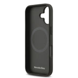 Apple iPhone 17 Kılıf Mercedes Benz Orjinal Lisanslı M-safe Şarj Özellikli Hakiki Deri Nostaljik Yıldız Dizayn Kapak