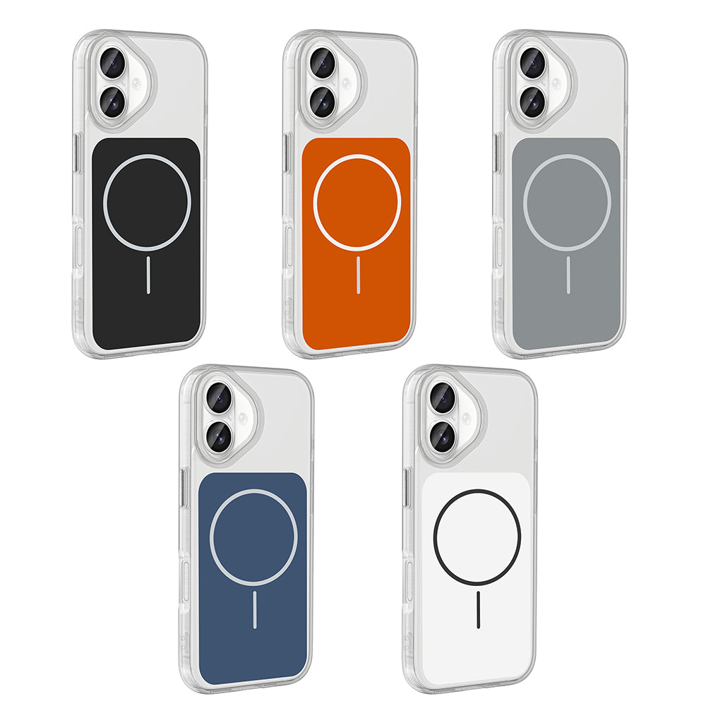 Apple iPhone 17 Kılıf Metal Buton Tasarımlı Zore İkonik Sert Silikon Kapak