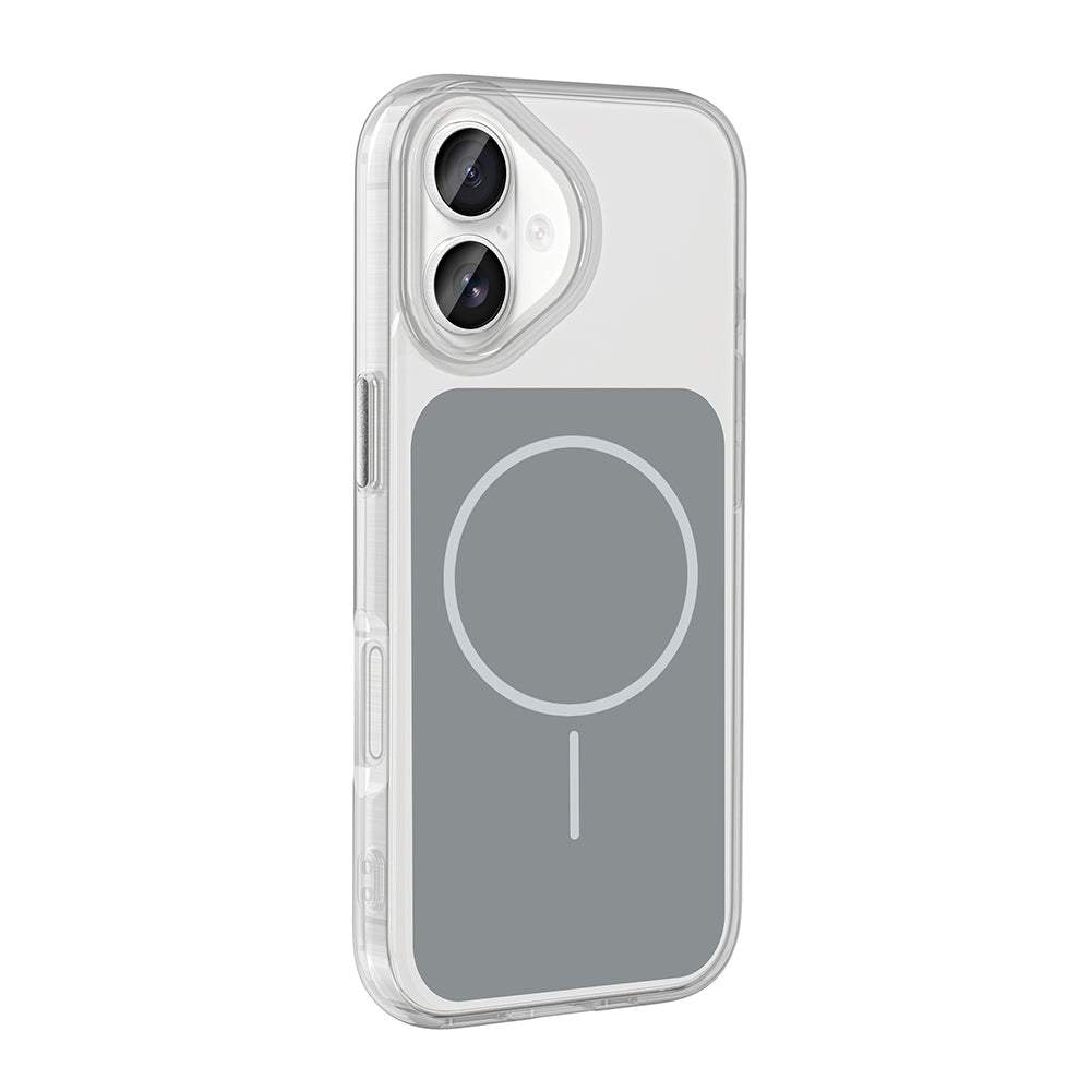 Apple iPhone 17 Kılıf Metal Buton Tasarımlı Zore İkonik Sert Silikon Kapak