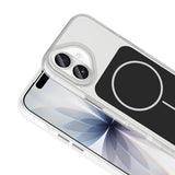 Apple iPhone 17 Kılıf Metal Buton Tasarımlı Zore İkonik Sert Silikon Kapak