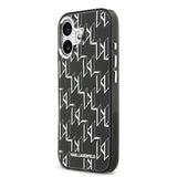 Apple iPhone 17 Kılıf Orjinal Lisanslı M-safe Şarj Özellikli Karl Lagerfeld IML Baskılı Monogram Dizayn Kapak