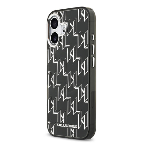 Apple iPhone 17 Kılıf Orjinal Lisanslı M-safe Şarj Özellikli Karl Lagerfeld IML Baskılı Monogram Dizayn Kapak