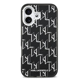 Apple iPhone 17 Kılıf Orjinal Lisanslı M-safe Şarj Özellikli Karl Lagerfeld IML Baskılı Monogram Dizayn Kapak