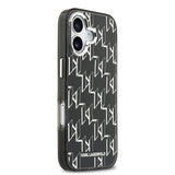 Apple iPhone 17 Kılıf Orjinal Lisanslı M-safe Şarj Özellikli Karl Lagerfeld IML Baskılı Monogram Dizayn Kapak