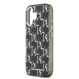 Apple iPhone 17 Kılıf Orjinal Lisanslı M-safe Şarj Özellikli Karl Lagerfeld IML Baskılı Monogram Dizayn Kapak