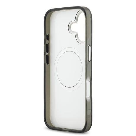 Apple iPhone 17 Kılıf Orjinal Lisanslı M-safe Şarj Özellikli Karl Lagerfeld IML Baskılı Monogram Dizayn Kapak