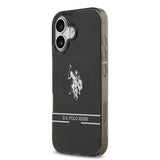 Apple iPhone 17 Kılıf U.S. Polo Assn. Orjinal Lisanslı M-safe Şarj Özellikli IML Double Horse Stripe Logolu Kapak