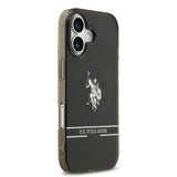 Apple iPhone 17 Kılıf U.S. Polo Assn. Orjinal Lisanslı M-safe Şarj Özellikli IML Double Horse Stripe Logolu Kapak