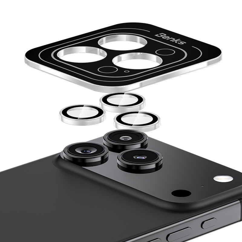 Apple iPhone 17 Pro Benks AR Glass Warrior Premium Cam Kamera Lens Koruyucu