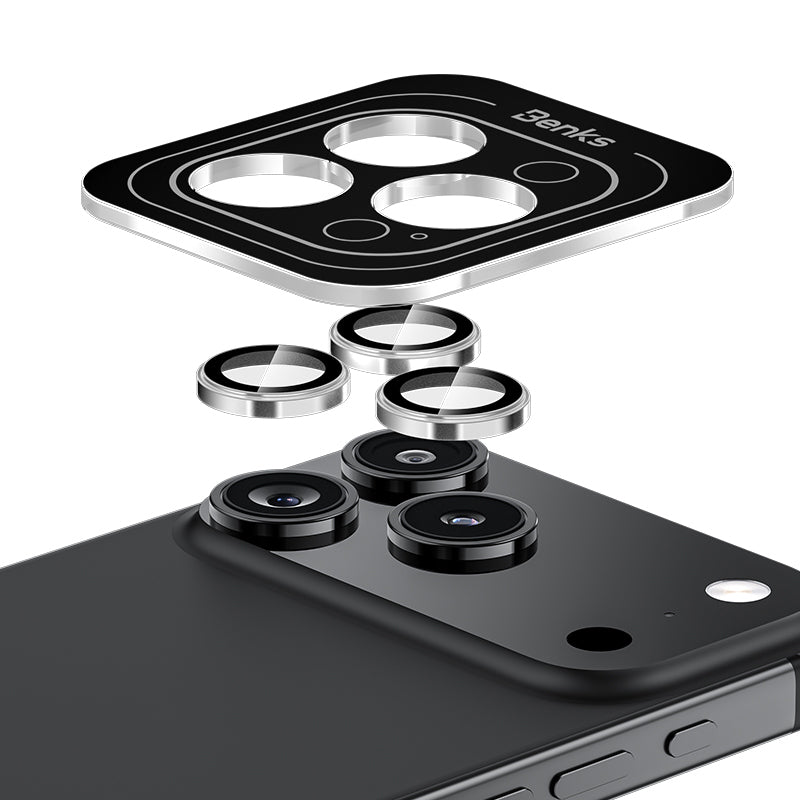 Apple iPhone 17 Pro Benks AR Glass Warrior Premium Cam Kamera Lens Koruyucu