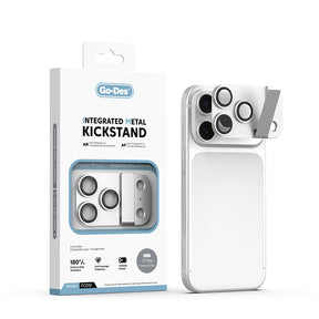 Apple iPhone 17 Pro Go Des CL-23 Anti Reflective Standlı Kamera Lens Koruyucu