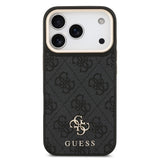 Apple iPhone 17 Pro Guess Orjinal Lisanslı 4G ve Yazı Logolu Kılıf + Ekran Koruyucu + Lens Koruyucu 3in1 Aksesuar Seti