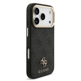 Apple iPhone 17 Pro Guess Orjinal Lisanslı 4G ve Yazı Logolu Kılıf + Ekran Koruyucu + Lens Koruyucu 3in1 Aksesuar Seti