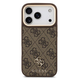 Apple iPhone 17 Pro Guess Orjinal Lisanslı 4G ve Yazı Logolu Kılıf + Ekran Koruyucu + Lens Koruyucu 3in1 Aksesuar Seti