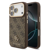 Apple iPhone 17 Pro Guess Orjinal Lisanslı 4G ve Yazı Logolu Kılıf + Ekran Koruyucu + Lens Koruyucu 3in1 Aksesuar Seti