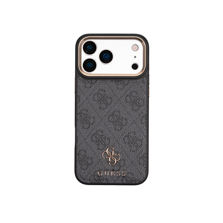 Apple iPhone 17 Pro Guess Orjinal Lisanslı 4G ve Yazı Logolu Kılıf + Kartlık + Askı İpi 3in1 Aksesuar Seti