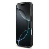 Apple iPhone 17 Pro Kılıf AMG Orjinal Lisanslı Çift Katmanlı Büyük Logolu Petek Desenli Kapak