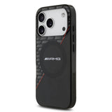 Apple iPhone 17 Pro Kılıf AMG Orjinal Lisanslı M-safe Şarj Özellikli Çift Katmanlı Kırmızı Çapraz Çizgili Kapak