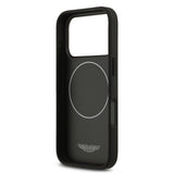 Apple iPhone 17 Pro Kılıf Aston Martin Orjinal Lisanslı M-safe Şarj Özellikli Karbon Fiber Kevlar Kapak