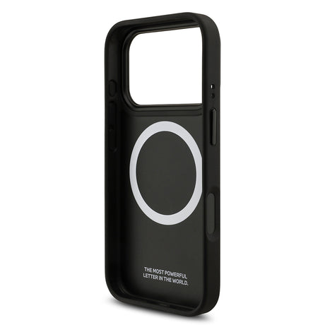 Apple iPhone 17 Pro Kılıf BMW Orjinal Lisanslı M-safe Şarj Özellikli Karbon Fiber Metal Logolu Kevlar Kapak