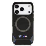 Apple iPhone 17 Pro Kılıf BMW Orjinal Lisanslı M-safe Şarj Özellikli Metal Buton Tasarımlı IML Baskılı M Dizayn Kapak