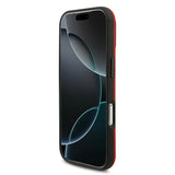 Apple iPhone 17 Pro Kılıf BMW Orjinal Lisanslı M-safe Şarj Özellikli Metal Logolu Delikli M Dizayn Deri Kapak