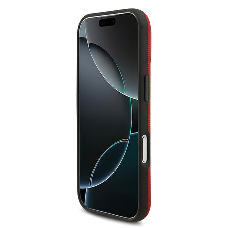 Apple iPhone 17 Pro Kılıf BMW Orjinal Lisanslı M-safe Şarj Özellikli Metal Logolu Delikli M Dizayn Deri Kapak