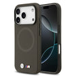 Apple iPhone 17 Pro Kılıf BMW Orjinal Lisanslı M-safe Şarj Özellikli Metal Logolu Delikli M Dizayn Deri Kapak